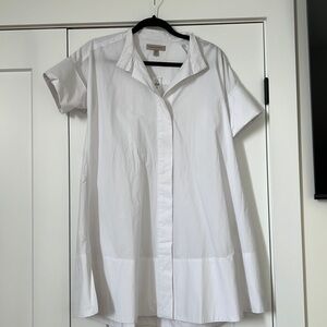 Brand new white banana republic dress